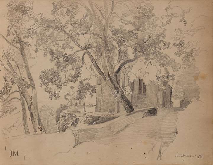 Study of the Église Saint-Vincent, Montreux, Switzerland